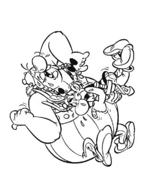 Disegno di Asterix da stampare e colorare 12