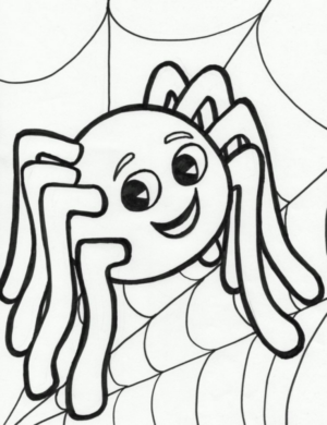 Disegno di ragno da stampare e colorare 29