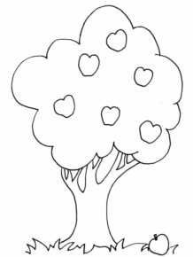 Disegno di albero di Natale da stampare e colorare 77 Disegno di albero di Natale da stampare e colorare 77