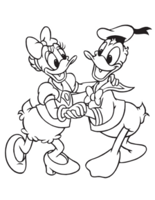 Disegno di Paperina da stampare e colorare 68
