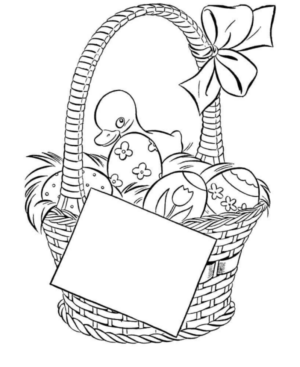 Disegno di uovo di Pasqua da stampare e colorare 126