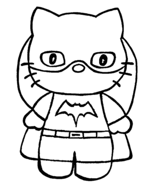 Disegno di Hello Kitty da stampare e colorare 108