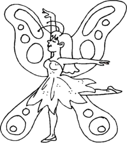 Disegno di fata da stampare e colorare 50