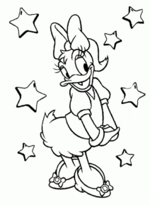 Disegno di Paperina da stampare e colorare 65