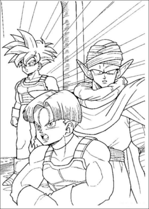 Disegno di Dragon Ball da stampare e colorare 109
