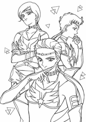 Disegno di Sailor Moon da stampare e colorare 67
