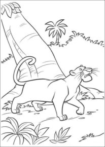 Disegno di Il libro della giungla da stampare e colorare 63