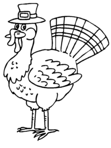 Disegno di tacchino da stampare e colorare 36