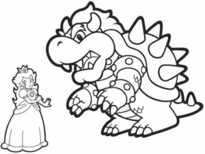 Disegno di Super Mario da stampare e colorare 1