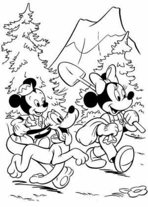 Disegno di Minni da stampare e colorare 150