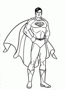 Disegno di Superman da stampare e colorare 25