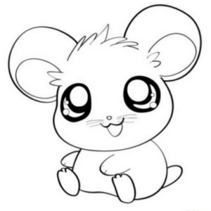 Disegno di Hamtaro da stampare e colorare 16