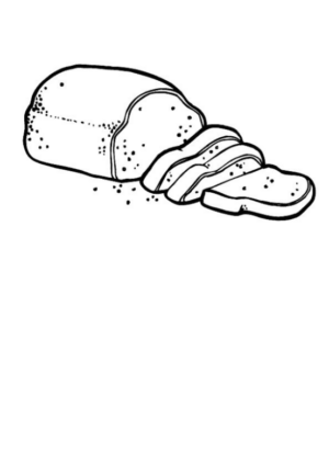 Disegno di colazione da stampare e colorare