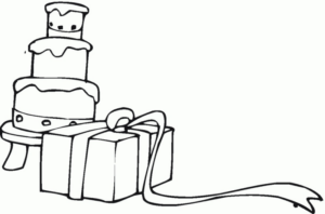 Disegno di regalo da stampare e colorare 2