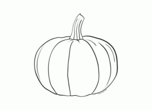 Disegno di zucca da stampare e colorare 34