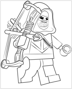 Disegno di LEGO Avengers da stampare e colorare 5