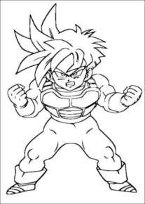 Disegno di Dragon Ball da stampare e colorare 117