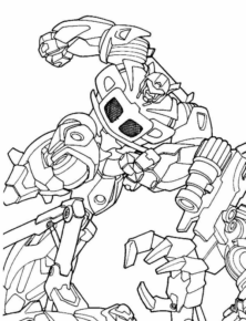 Disegno di Transformers da stampare e colorare 94
