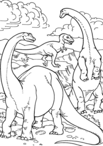 Disegno di Brontosauro da stampare e colorare 25
