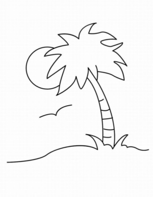 Disegno di albero da stampare e colorare 132