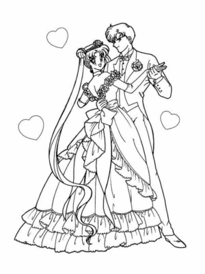 Disegno di Sailor Moon da stampare e colorare 85