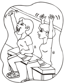 Disegno di ginnastica da stampare e colorare 10