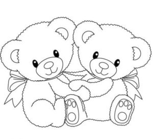 Disegno di San Valentino da stampare e colorare 54