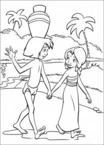 Disegno di Il libro della giungla da stampare e colorare 70