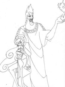 Disegno di Hercules da stampare e colorare 7