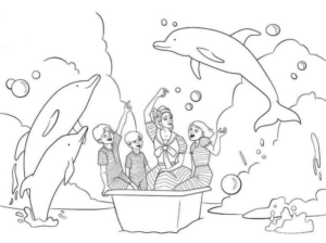 Disegno di Mary Poppins da stampare e colorare 28