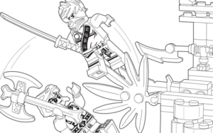 Disegno di Ninja Go da stampare e colorare 39