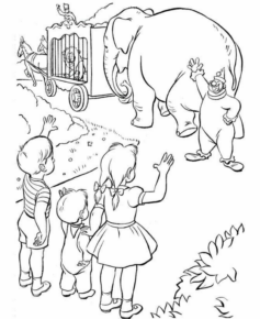 Disegno di circense da stampare e colorare 28