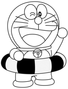 Disegno di Doraemon da stampare e colorare 4