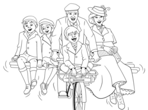 Disegno di Mary Poppins da stampare e colorare 31