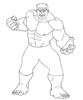 Disegni di Hulk da colorare