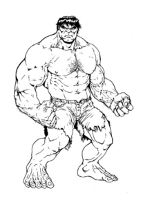 Disegno di Hulk da stampare e colorare 76