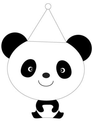 Disegno di panda da stampare e colorare 11