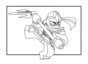 Disegno di Ninja Go da stampare e colorare 30