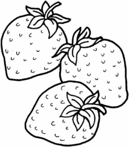Disegno di fragola da stampare e colorare 32