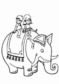 Disegno di circense da stampare e colorare 41