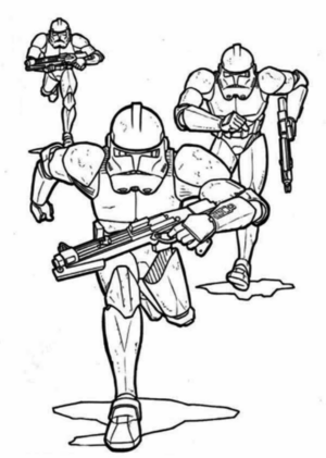 Disegno di Star Wars da stampare e colorare 11