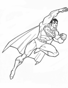 Disegno di Superman da stampare e colorare 59