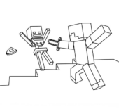 Disegni di Minecraft da colorare