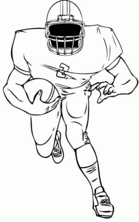 Disegno di football americano da stampare e colorare 58 Disegno di football americano da stampare e colorare 58