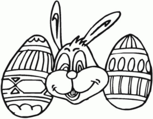 Disegno di uovo di Pasqua da stampare e colorare 162