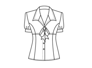Disegno di vestito da donna da stampare e colorare 27