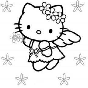 Disegno di Hello Kitty da stampare e colorare 34