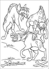 Disegno di Re Leone da stampare e colorare 95