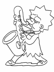 Disegno di I Simpson da stampare e colorare 82