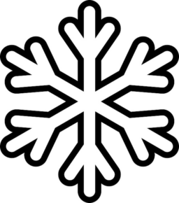 Disegno di fiocco di neve da stampare e colorare 26